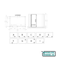 Isomasters Minibox Vriescel 1500 x 2400 x 1940mm
